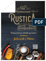 Jelovnik / Menu: Restaurant Za Istinske Gurmane