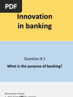 Innovation in Banking