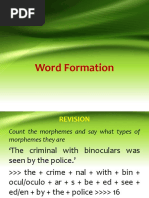 1.2 - Word Formation