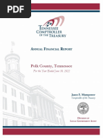 FULL REPORT - Audit of Polk County, Tennessee For FY22