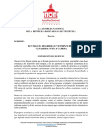 Proyecto de Ley para El Desarrollo y Fomento de La Ganaderia Ovina y Caprina - 101143