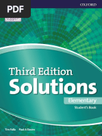 Solutions Elementary 3ed Student 39 S Book PDF