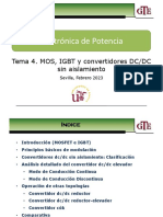 Tema 4 - MOS-IGBT-Convertidores - DC - DC - Sin - Aislamiento PDF