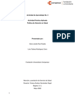 AA3 Politica de Atencion en Salud