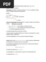 1-Resumen Sistemas de Ecuaciones Lineales (Secc.1.1y1.2) (Primera Parte)