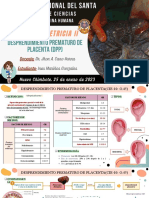 Desprendimiento Prematuro de Placenta