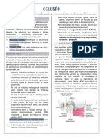 Oclusão em Dentística