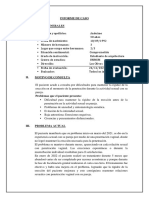 Informe de Caso I. Datos Generales