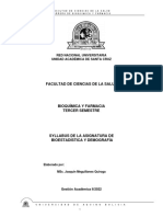 Syllabus Bioestadistica PDF