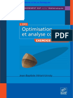 Optimisation Et Analyse Convexe