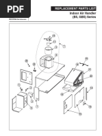 Replacement Parts List: Indoor Air Handler (B5, GB5) Series