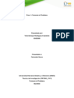 Formulacion El Problema Tecnicas de Investigacion