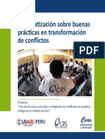 USAID - Sistematización Buenas Prácticas Transformación de Conflictos PDF