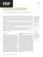 El Papel de Los Cannabinoides en Los Trastornos Del Neurodesarrollo de Ninos y Adolescentes