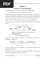 The First Law of Thermodynamics