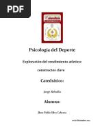 Ensayo Psicologia Del Deporte