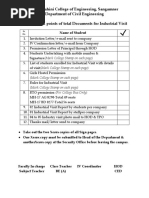 01-Industrial Visit Doc. List