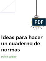 Doble Equipo Ideas para Hacer Cuaderno de Normas PDF