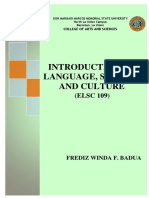 Elsc 109 Module 1 - Fbadua