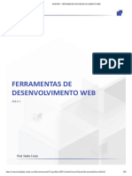 Ferramentas de Desenvolvimento Web: Aula 1