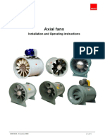 Manual Instruction For Axial Fan