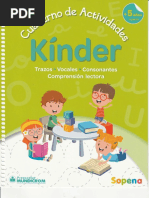 Cuadernos Act. KINDER