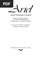 José Enrique Rodó - Ariel (Essay)