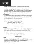 W1-L4-Script - Classification of Nutrients, Recommended Dietary Allowances