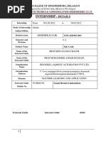 Abhi Intership Weekly Report PDF