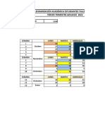 Calendario Académico Presencial Taller Emprendimiento