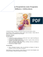 Doenças Respiratórias Mais Frequentes Na Infância e Adolescência