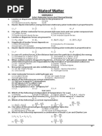 States of Matter Sheet