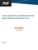 HPE - A00091307en - Us - 16.10 Aruba 2930F - 2930M Management and Configuration Guide For ArubaOS-Switch 16.10 (001-100) .En - Es