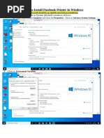 Installation Steps For Passbook Printer in Windows