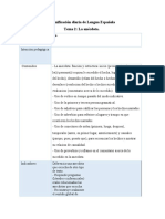 Planificación Diaria de Lengua Española