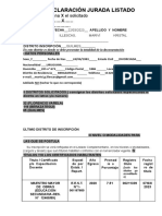 Declaracion Jurada Infine 2022 PDF