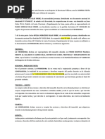 Minuta de Compra Venta Acciones y Derechos Ofelia Mercedes Blas Uribe