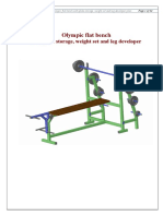 Olympic Flat Bench With Plate Storage - Weight Set and Leg Developer PDF