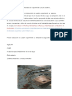 Informe de Los Resultados Obtenidos Del Experimento Circuito Eléctrico - 032251