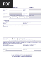 Food Testing Requisition Form