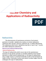 Nuclear Chemistry and Applications of Radioactivity