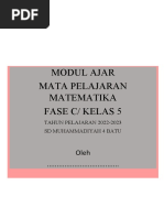 MODUL AJAR Matematika