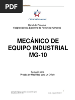 Mecanico de Equipo Industrial MG 10