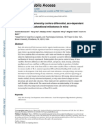 Demaestri C 2020 Type of Early Life Adversity Confers Differential, Sex-Dependent Effects On Early Maturational Milestones in Miceni