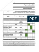 Programa y Plan de Auditoria