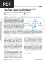 Metal-Organic Frameworks For Xylene Separation - From Computational Screening To Machine Learning