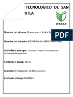 Cinco Modelos de Investigación de Operaciones