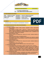 Informe de Actividades de Mantenimiento ++++ 03-02-2023