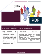 Etapa Intermedia. Fase Escrita