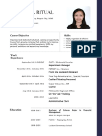 Curriculum Vitae - Arlene M. Ritual PDF